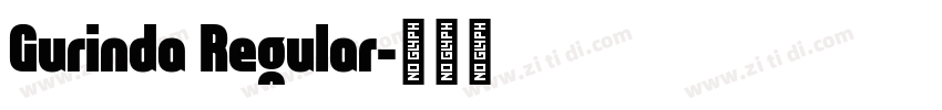 Gurinda Regular字体转换